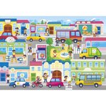 PUZZLE 104 pieces - En ville - 48 X 33 cm