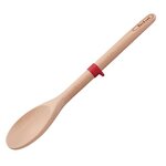 Tefal cuillère ingenio - bois hêtre et silicone platinium - 32 cm