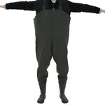 vidaXL Pantalon échassier avec bottes Vert Pointure 46