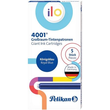Cartouche d'encre grand volume ilo 4001 gtp/5  bleu pelikan