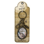 Porte-clefs verity rose grand mère