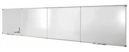 Tableau blanc continu 90x120 2 modules de bases paysage Gris MAUL