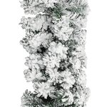 vidaXL Guirlande de Noël avec LED et boules Vert 5 m PVC