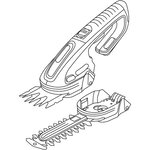 Gardena cisaille à arbustes et à gazon sans fil classiccut 8 cm 8887-20