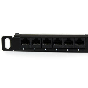 Startech panneau de brassage 24 ports pour coffret / armoire / baie 1u/2u