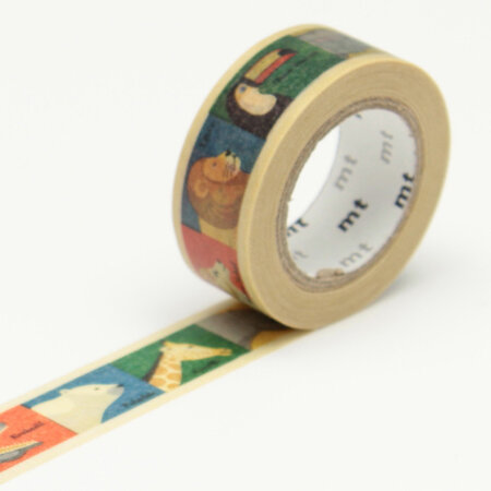 Masking Tape MT Kids 1 5 cm Animaux