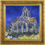 Pièce de monnaie en argent 1 dollar g 31.1 (1 oz) millésime 2023 treasures of the world niue church at auvers