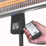 Eurom chauffage pour patio th1800s 1800 w argenté