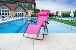 Fauteuil relax de jardin - O'Colors - Multi positions - Rose