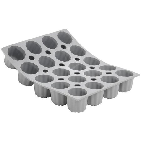 DE BUYER Moule a canelés - 20 emplacements - Sillicone - Gris
