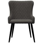 vidaXL Chaises à manger lot de 6 gris velours