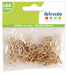 Alphabet en Bois Lettres majuscules (13 mm) Recharge