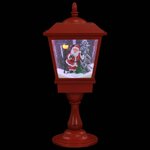 vidaXL Lampe de piédestal de Noël avec Père Noël 64 cm LED