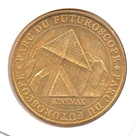 Mini médaille monnaie de paris 2007 - parc du futuroscope (kinémax)