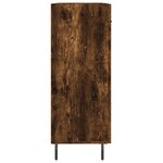 vidaXL Buffet chêne fumé 69 5x34x90 cm bois d'ingénierie