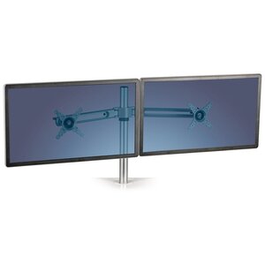 Lotus™  kit de support pour deux écrans  aluminium  72 x 14 x 42 cm  argent