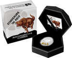 Pièce de monnaie en Argent 2 Dollars g 31.1 (1 oz) Millésime 2023 Dinosaurs in Asia AURORACERATOPS RUGOSUS