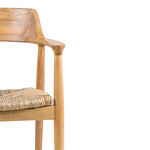 Chaise de salle à manger en bois de sungai 58 x 56 x 78 cm