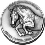 Monnaie en argent 1 dollar g 31.1 (1 oz) millésime 2023 indian chief crazy horse