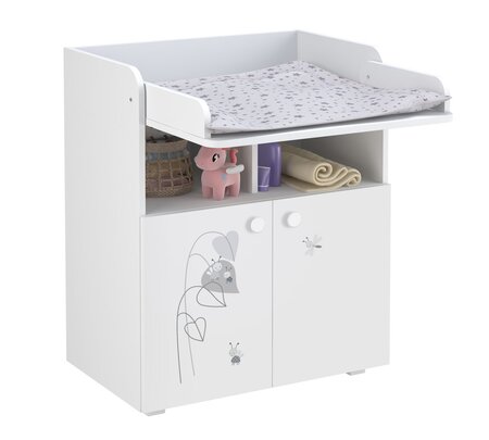 Commode à langer POLSKA AMIS ZEN BLANC
