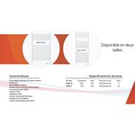 Sèche serviette programmable tod - petit format - multifonctions - 700 w