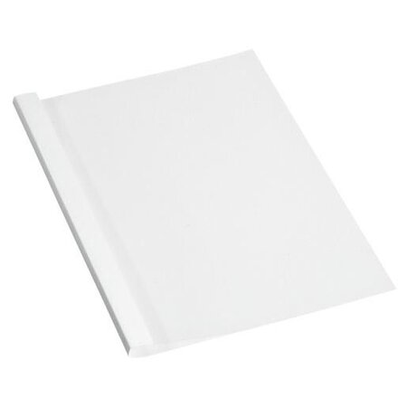 Pack de 20 chemises à reliure thermique coverlight  a4  3 mm  blanc fellowes