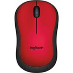 Logitech souris silencieuse m220 silent - sans fil - rouge