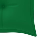 vidaXL Banc de jardin 3 places avec coussin 150 cm Gris Eucalyptus
