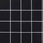 vidaXL Coussins de chaise de jardin lot de 4 motif à carreaux noir