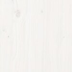 vidaXL Buffet Blanc 70x35x80 cm Bois massif de pin