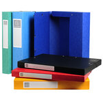 Boite De Classement Exabox Dos 25mm Carte Lustrée - A4 - Couleurs Assorties - X 8 - Exacompta