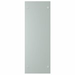 vidaXL Portant de bois de chauffage Blanc 40x35x100 cm Verre trempé