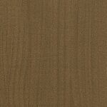 vidaXL Cadre de lit Marron miel Bois de pin massif 160x200 cm