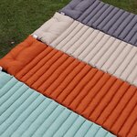 Lot de 2 matelas bain de soleil sormiou gris polyester 180x60cm