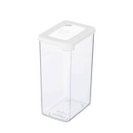 Boîte de conservation, 3,5 L, transparent/blanc GASTROMAX