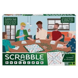 Scrabble duplicate jeu de société - 2 a 6 joueurs - 10 ans et +
