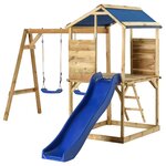 Vidaxl aire de jeux d'extérieur bois de pin imprégné
