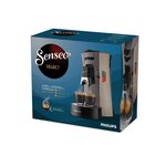Machine à café dosettes philips senseo select csa240/31 - nougat