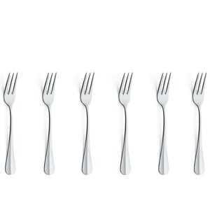 Amefa Ensemble de fourchette à gâteau 6 Pièces Baguette