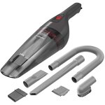 Aspirateur portatif filaire sans sac NVB12AVA-XJ gris et rouge BLACK & DECKER