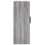 vidaXL Armoires murales 2 Pièces sonoma gris bois d'ingénierie
