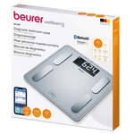 Beurer bf 405 balance de diagnostic  analyse corporelle précise jusqu'à 8 personnes  mesure de la graisse corporelle