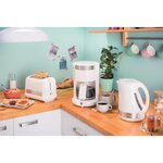 Moulinex lt162111 grille-pain principio plus - blanc et inox