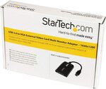 Startech.com adaptateur vidéo multi-écrans usb 3.0 vers vga pour mac et pc - carte graphique externe - 1920x1200 / 1080p