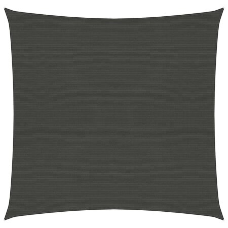 vidaXL Voile d'ombrage 160 g/m² Anthracite 5x5 m PEHD