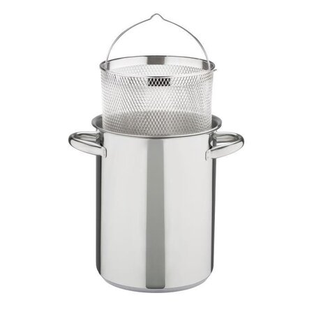 GSW Marmite a spaghettis et asperges en acier inoxydable 18/10 a induction - 4,2 l
