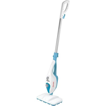 POLTI SV220-BALAI VAPEUR MULTI-USAGES 2 en 1-1300 W-320 mL-Bleu-Autonomie illimitée-Réglage vapeur-Toutes surfaces