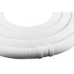Jeu de 6 sections de tuyaux  6 x 1m  pour robots nettoyeurs de piscine hydrauliques  blanc  w69100