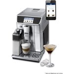 Machine à café Expresso broyeur - DELONGHI ECAM650.85.MS - Gris - Connecté PrimaDonna Elite Experience