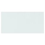 vidaXL Plaque de verre pour cheminée rectangulaire 120x60 cm